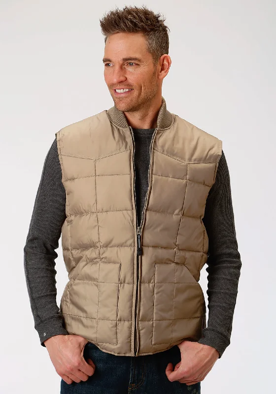 European Plan Roper Rangegear Mens Khaki Polyester Insulated Jacket