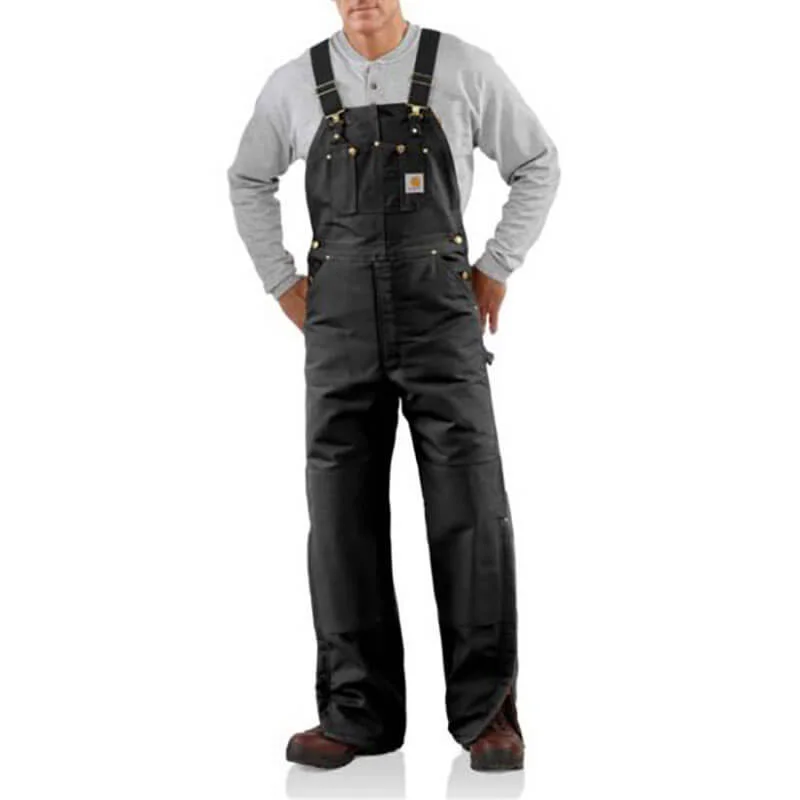 R02 - Carhartt Duck Bib Overall - Quilt Lined