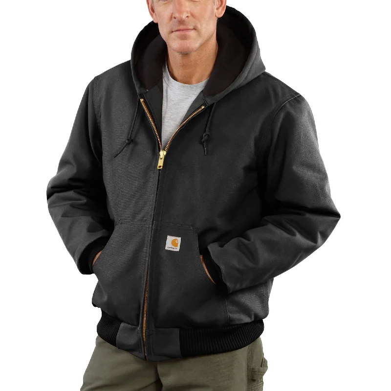 106673 - Carhartt Men's Loose Fit Firm Duck Insulated Flannel-Lined Active Jacket