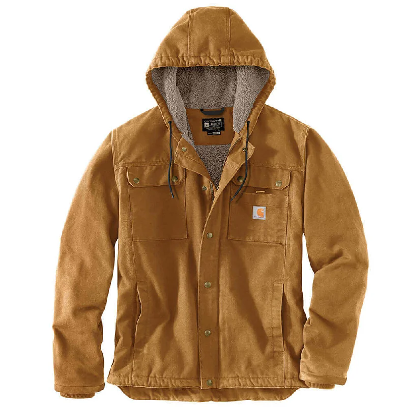 103826 - Carhartt Men's Relaxed Fit Washed Duck Sherpa-Lined Utility Jacket