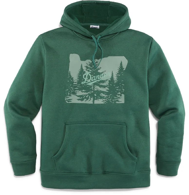 Danner Unisex Evergreen Hunter Green Cotton Blend Hoodie