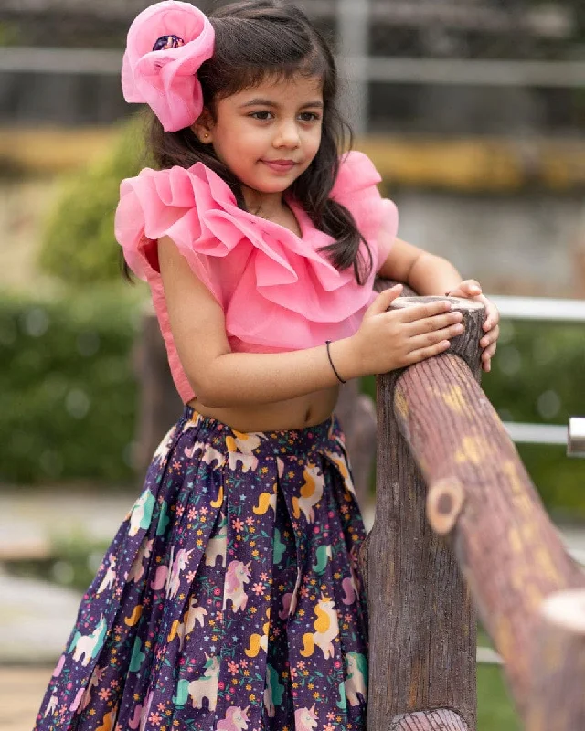 Fashion Touch Pre-Order: Unicorn Skirt Top Set