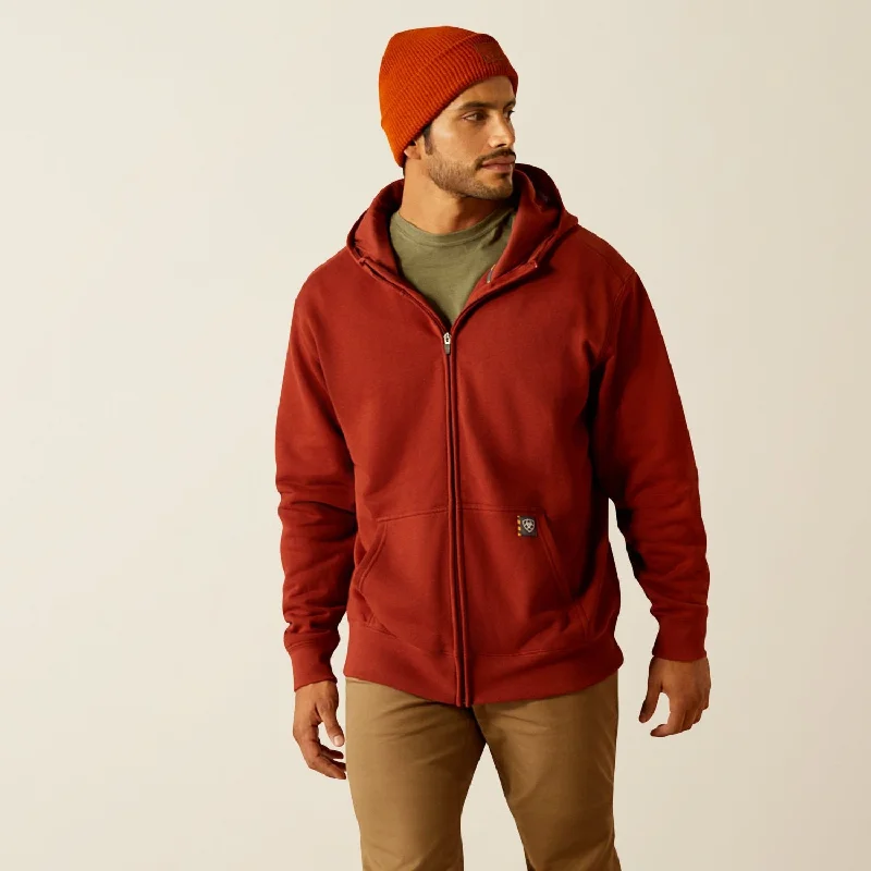 Fashionable And Fashionable Ariat Men's Rebar Born For This Full-Zip Hoodie