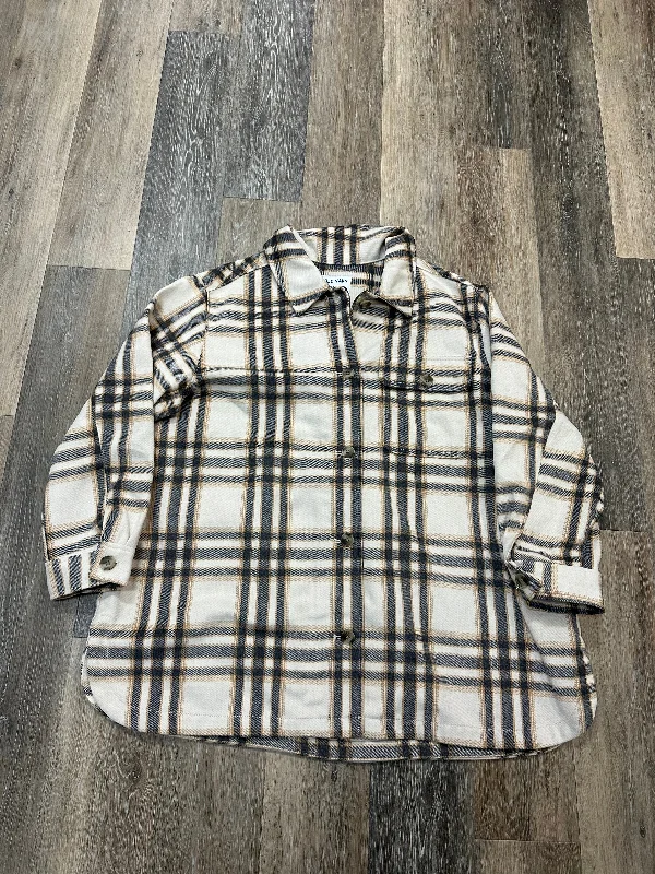 Goddess Style Jacket Shirt By Old Navy In Cream, Size: Xxl