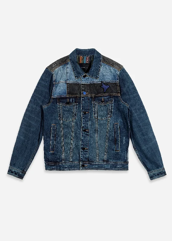 Konus Men's Block Denim Jacket