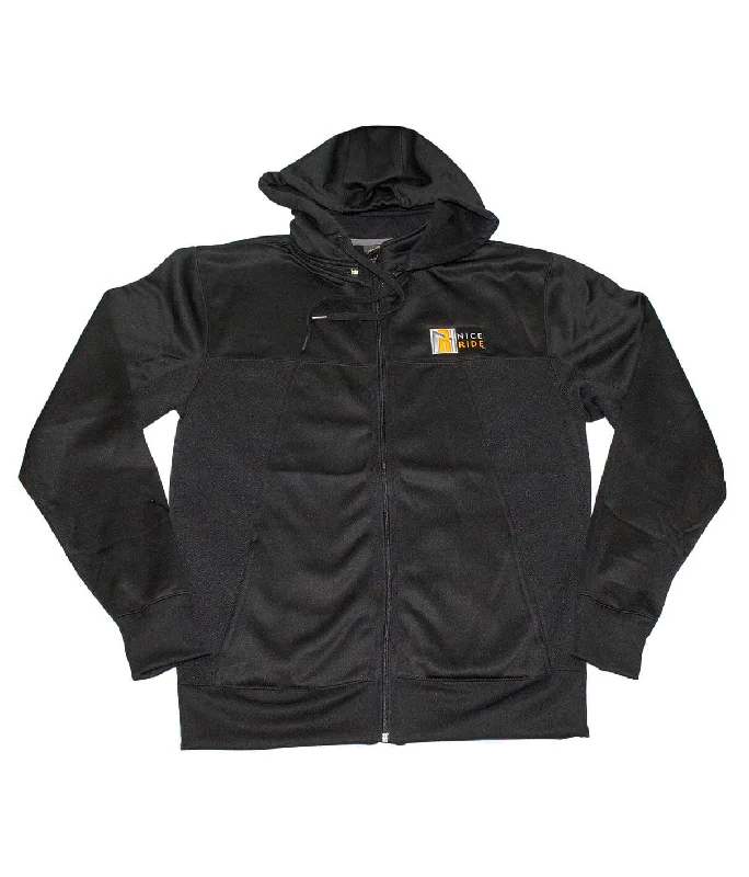 Minimal Style "N-R" Tech Zip Hoodie