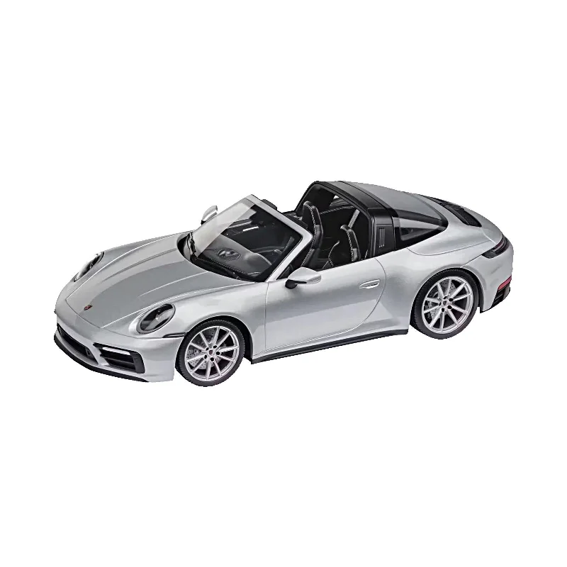 Porsche 911 Targa 4 GTS 1:18 Model Car - Silver