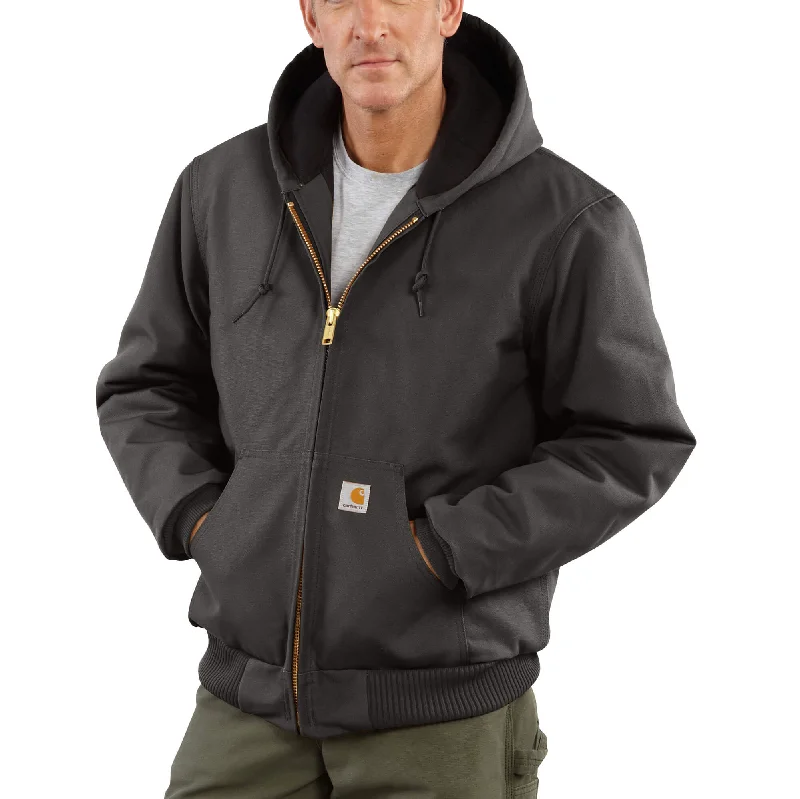 106673 - Carhartt Men's Loose Fit Firm Duck Insulated Flannel-Lined Active Jacket