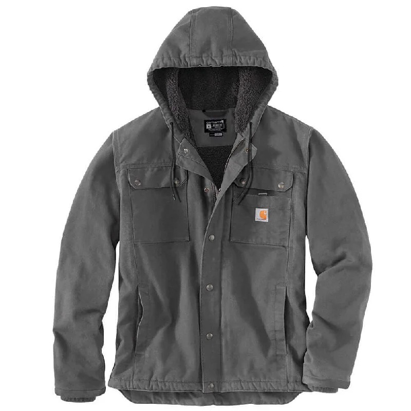 103826 - Carhartt Men's Relaxed Fit Washed Duck Sherpa-Lined Utility Jacket