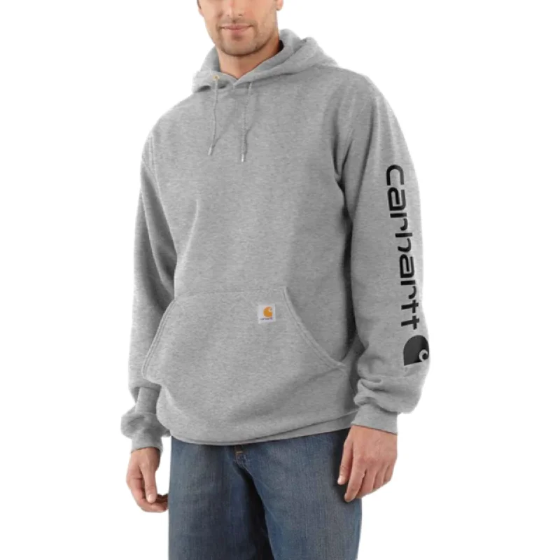 Comfortable Mind Men's Midweight Logo Hooded Sweatshirt