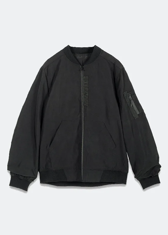 Konus Men's MA-1 Bomber Jacket in Black