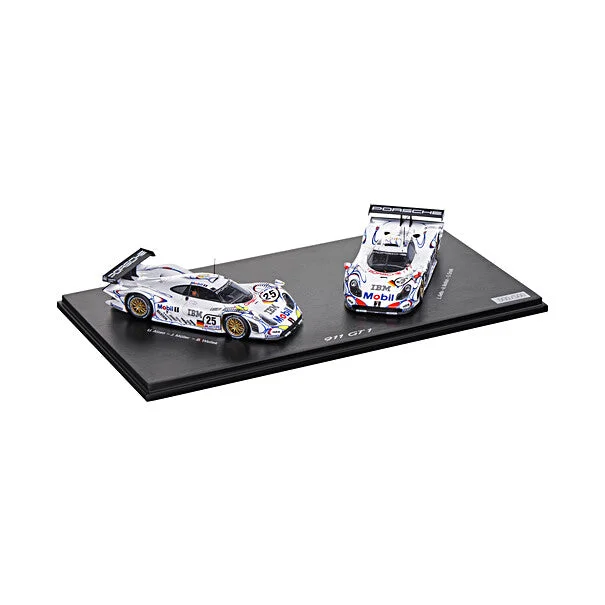 Porsche 911 GT1 24h Le Mans 1998 Model Car Set 1:43 Scale