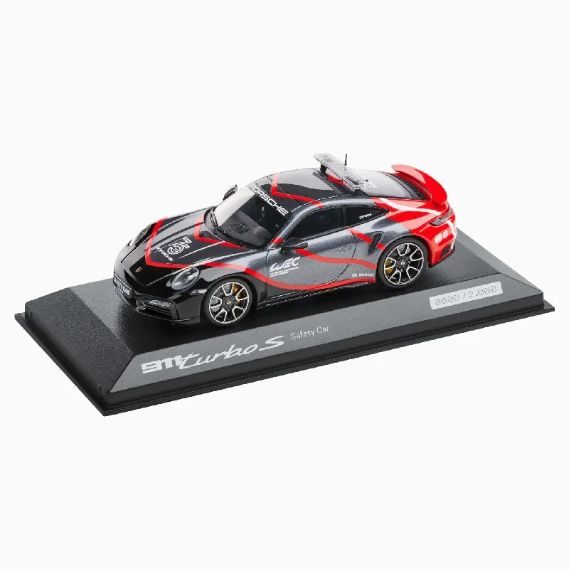 Free And Comfortable Porsche 911 Turbo S (992) WEC Safety Car - 1:43 Scale Model