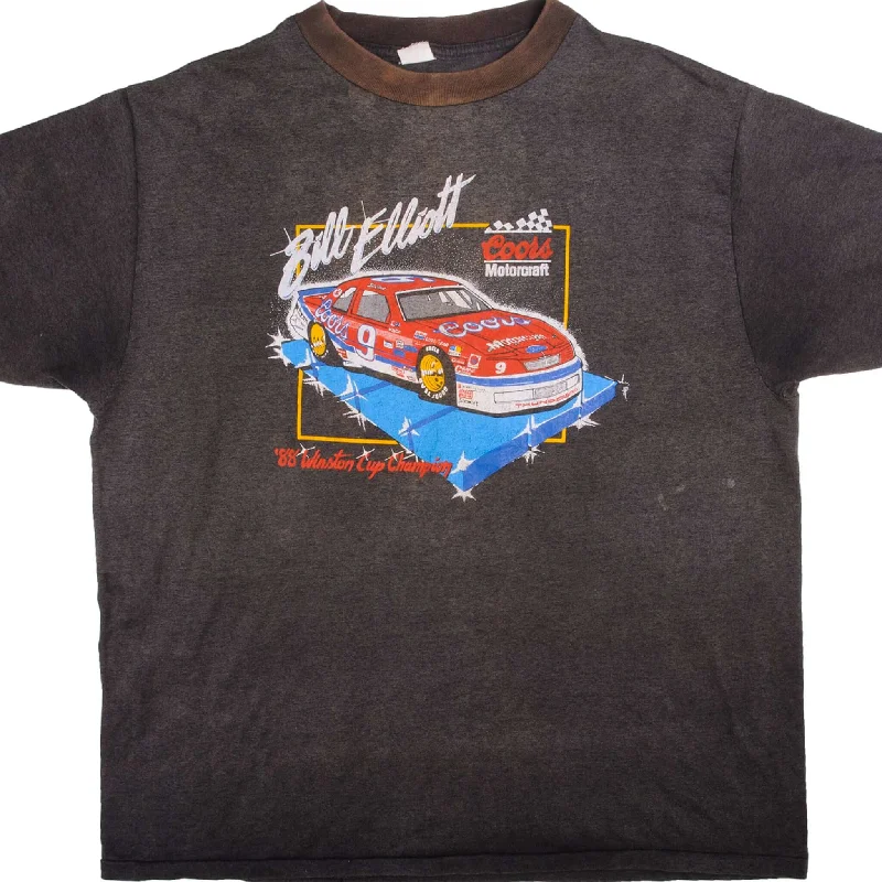 VINTAGE NASCAR WINSTON CUP CHAMPION BILL ELLIOTT 1988 TEE SHIRT XL MADE IN USA