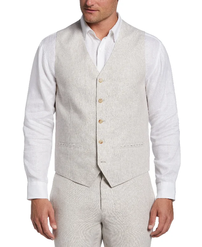 Delave Linen Vest