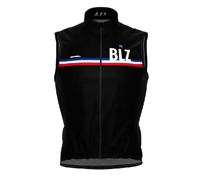 Wind Breaker Cycling Running Sports Vest Belize Country Code for Men And Women