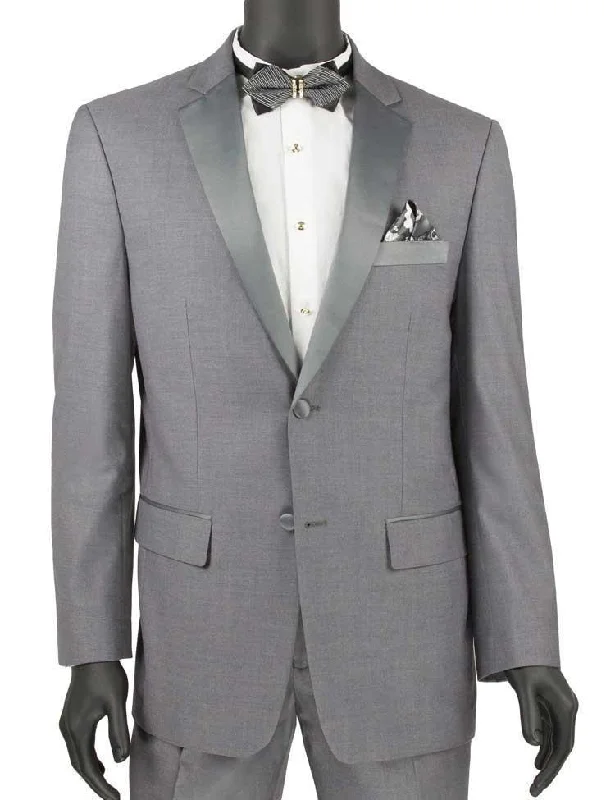 Slim Fit Gray 2 Piece Tuxedo