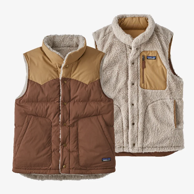 Fashionable In The Times Men's Reversible Bivy Down Vest