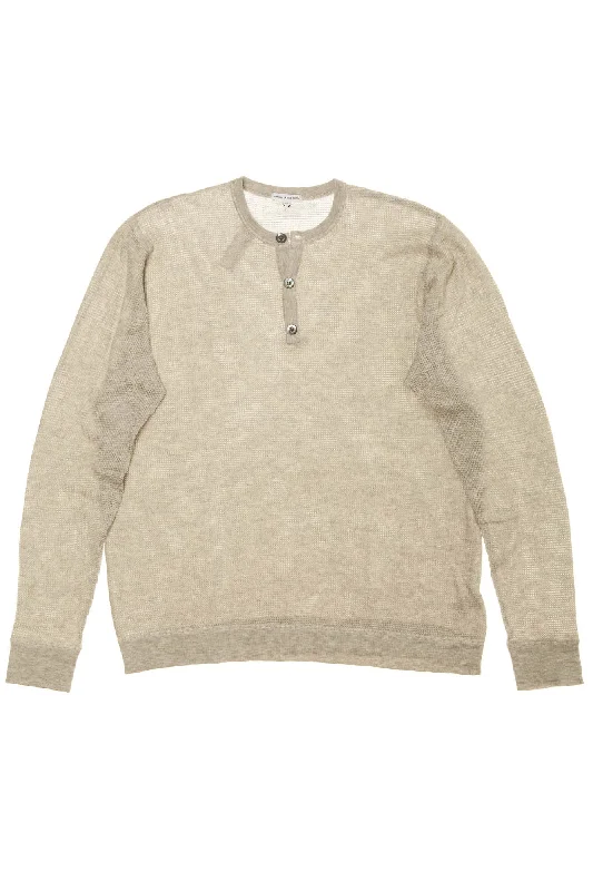 James Perse - Gray Long Sleeve Thermal - 3