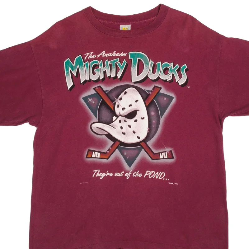 VINTAGE NHL ANAHEIM MIGHTY DUCKS TEE SHIRT 1994 SIZE XL MADE IN USA