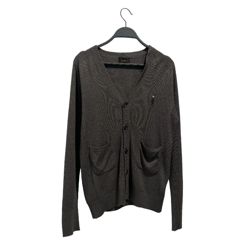 TETE HOMME/Cardigan/5/Cotton/BRW/MILITARY MAN EMROIDERY