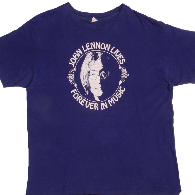 VINTAGE JOHN LENNON 1970s 1980s TEE SHIRT SIZE LARGE MADE IN USA