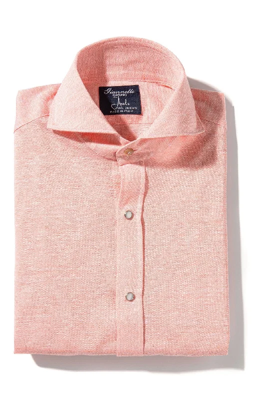 Schwinn Cotton Linen Shirt in Pink