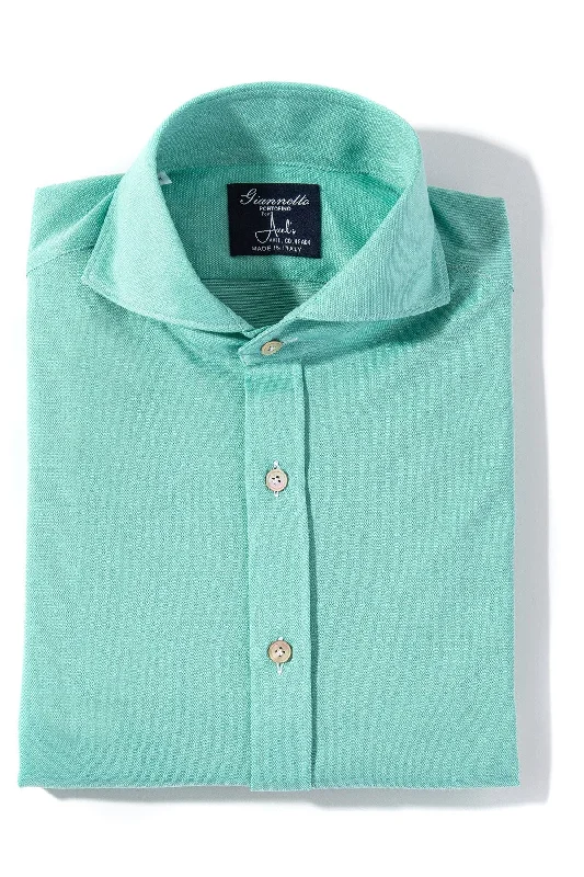 Menerbes Jersey Shirt in Aqua Marine