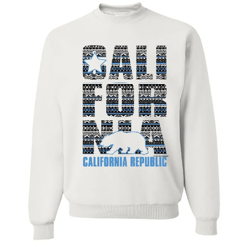 California Republic Tribal Aztec Crewneck Sweatshirt