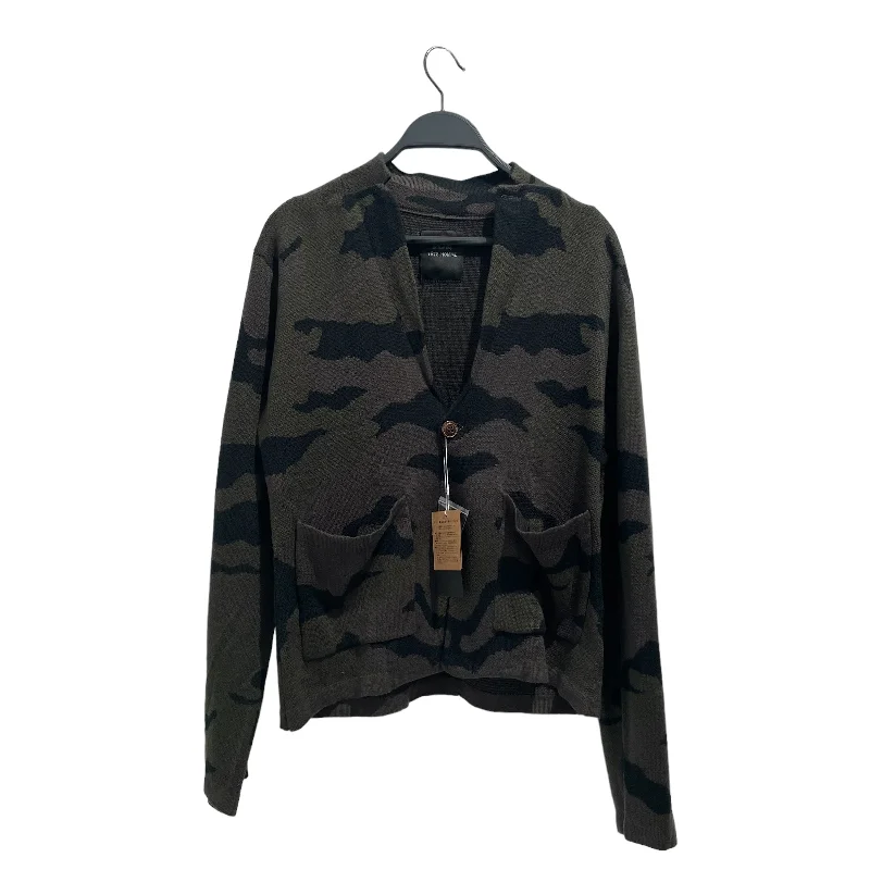 TETE HOMME/Cardigan/M/Camouflage/Cotton/GRN/