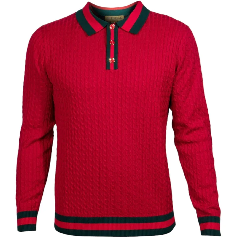 Prestige "highrise3.0" Polo (Red/Green/Black) 474