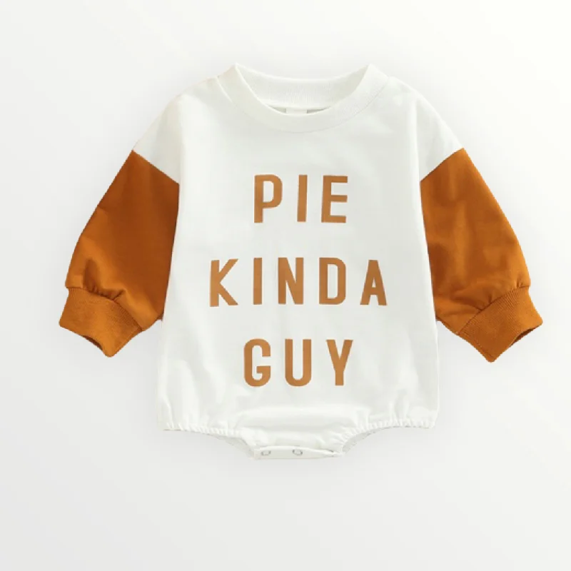 Pie Kinda Guy Sweatshirt Romper