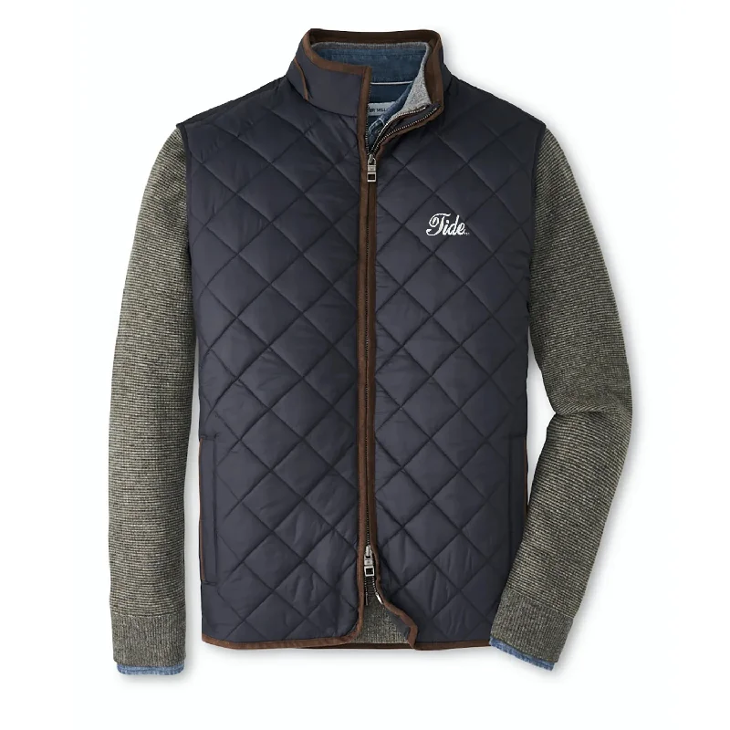 Peter Millar Essex Quilted Vest (Tide Script)