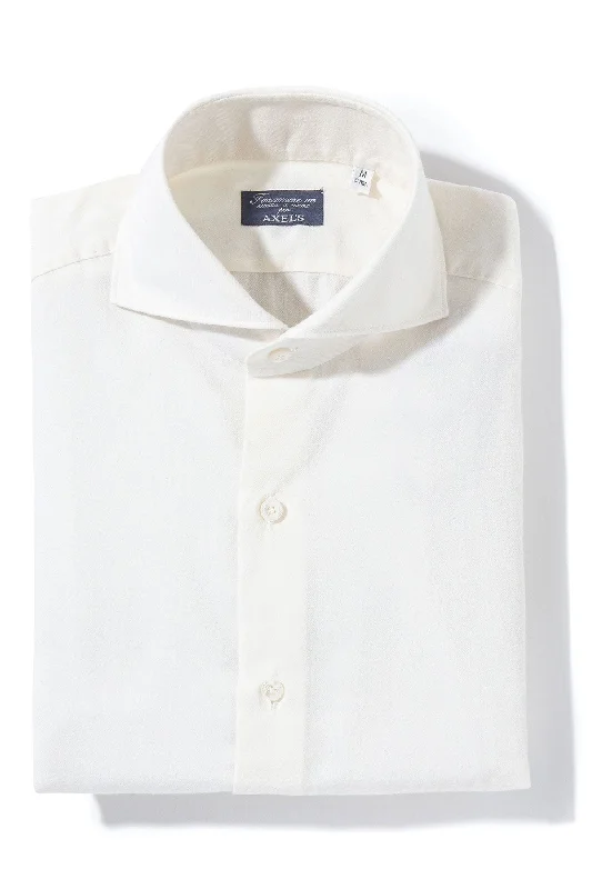 Hemme Cotton Cashmere Shirt in White