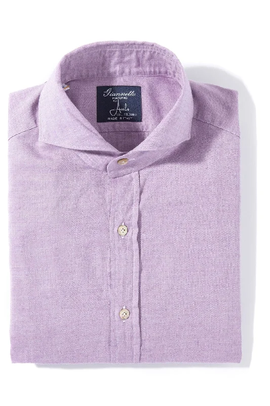 Diablo Cotton Shirt in Purple