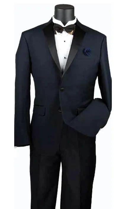 Slim Fit Navy 2 Piece Tuxedo