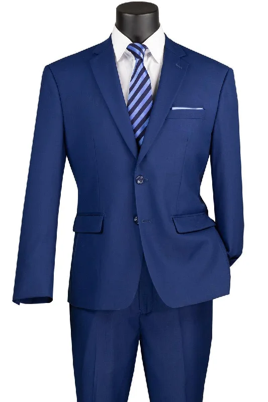 Twilight Blue Regular Fit Two Piece Suit