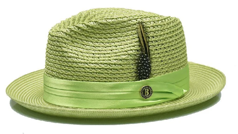 Mint Fedora Braided Straw Hat