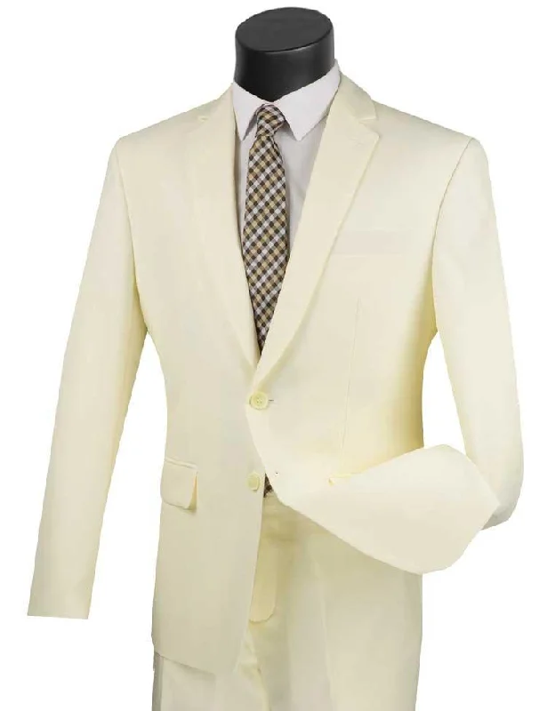 Ivory Regular Fit 2 Piece Suit