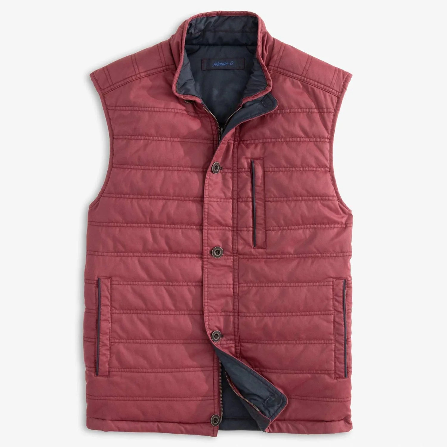 Johnnie-O Berg Two-Way Zip Reversible Vest