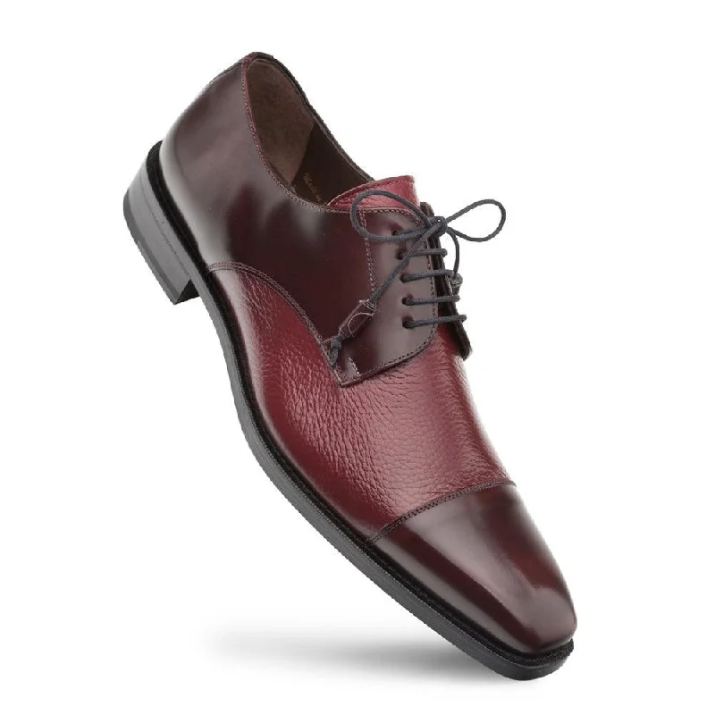 Mezlan Soka Burgundy Cap Toe Shoes