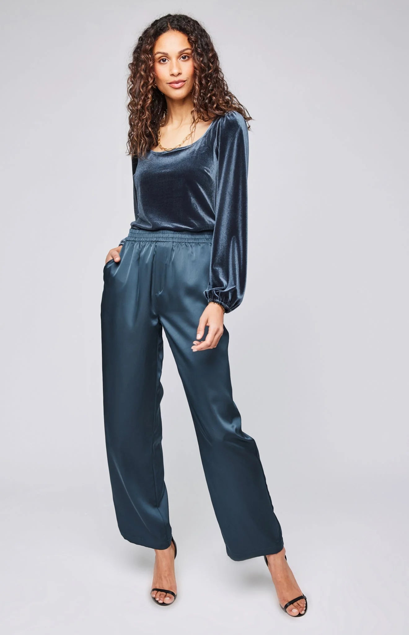 Trendy Comfort Millicent Satin Pant