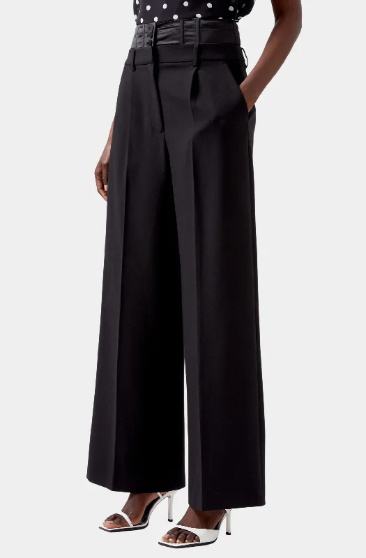 Effortless Style Gemma Carey Satin Tuxedo Trouser