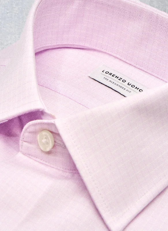 Alexander in Light Pink Check Shirt