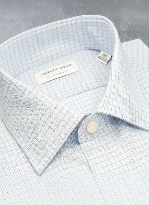 Alexander in Light Blue Check Shirt