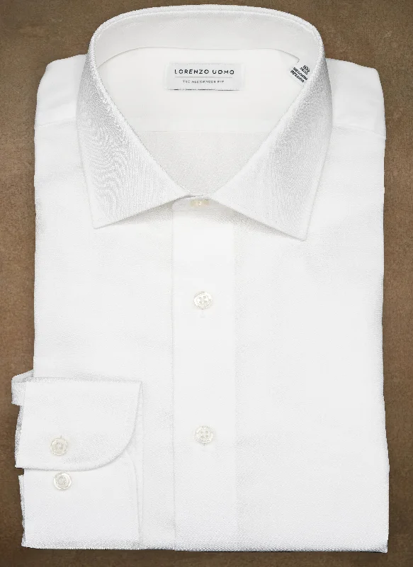 Alexander in White Nano Diamond Shirt