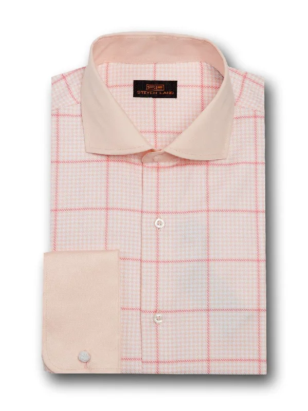 Steven Land | Graph Check Dress Shirt