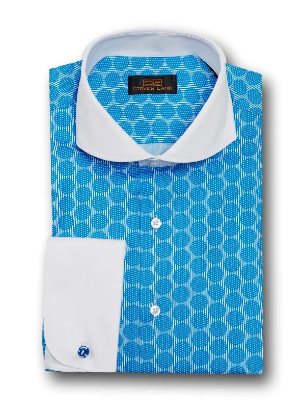 Steven Land | Cross-Hatched Dress Shirt