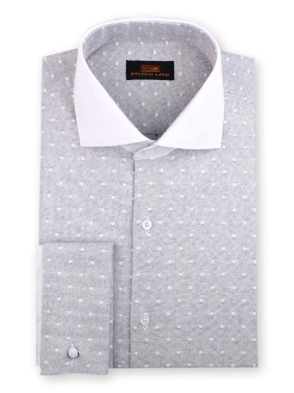 Steven Land | Raised Woven Dot Dress Shirt