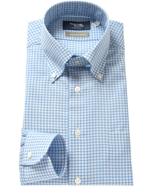 TOKYO SLIM FIT - Button Down Washable Wool